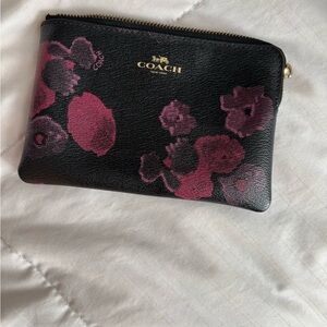 Coach Floral Wristlet